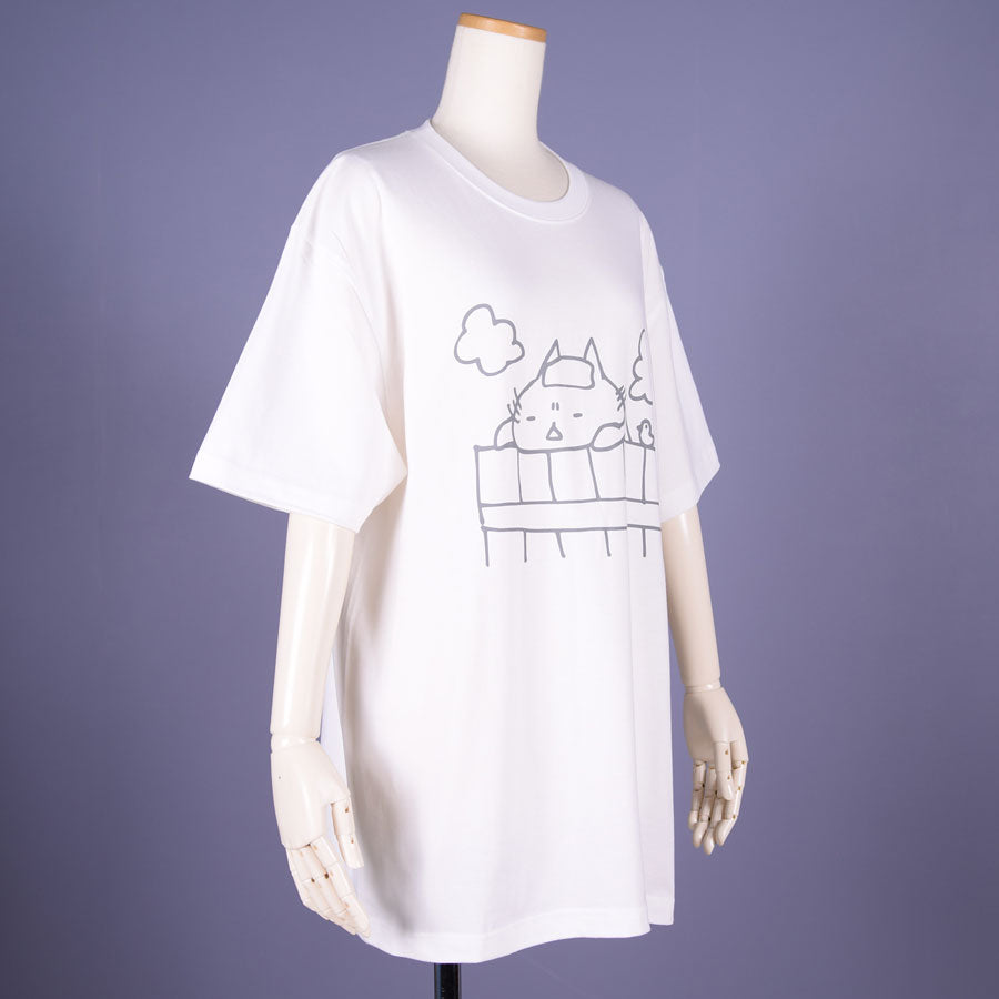 MINT NeKO Bathing T-shirt / WH ・ XL