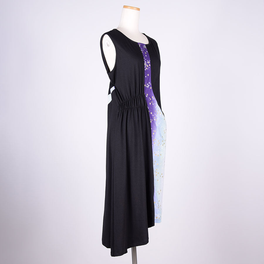 [One of a kind] TKg Flowing Japanese Pattern Dress