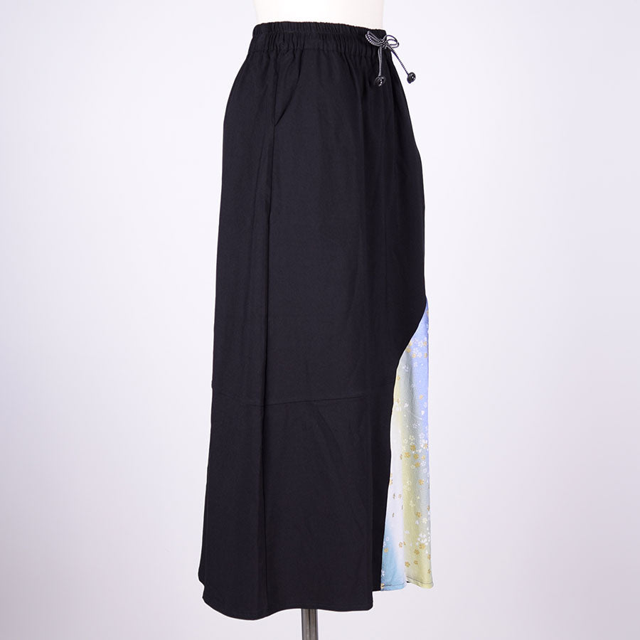 [One of a kind] TKg Half -Moon Japanese Pattern Skirt