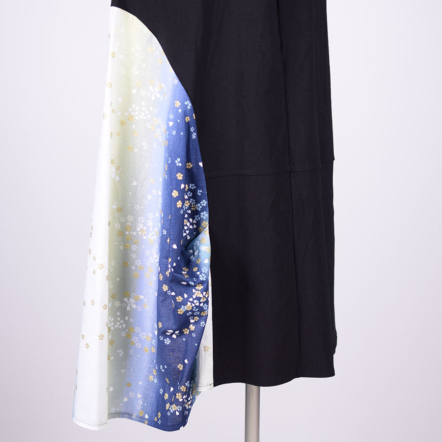 [One of a kind] TKg Half -Moon Japanese Pattern Skirt