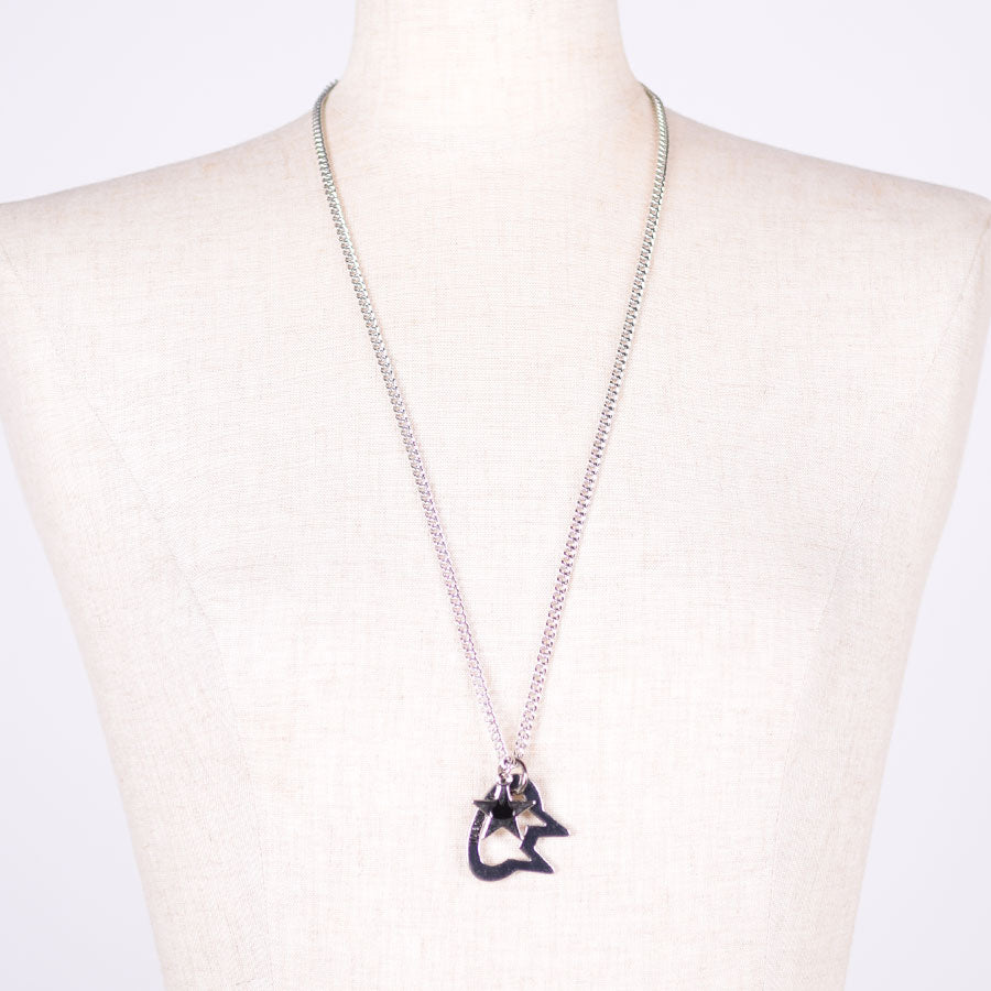 MINT NeKO Star and Cat Silhouette Necklace