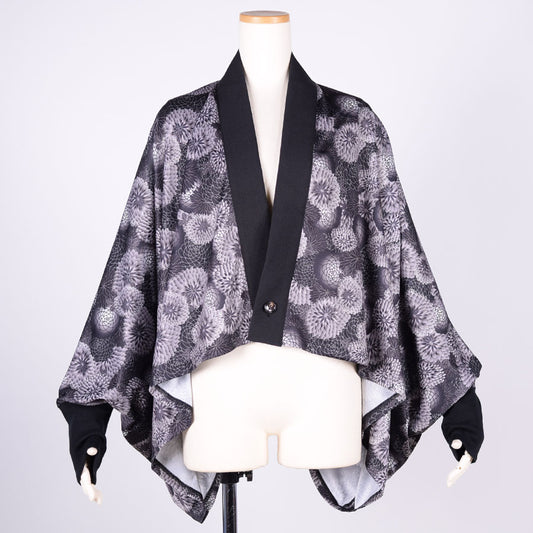 gouk 長方形羽織り BK-GY