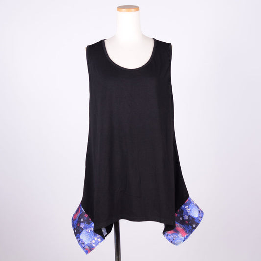 gouk Hirahira Tank Top / BK-NV