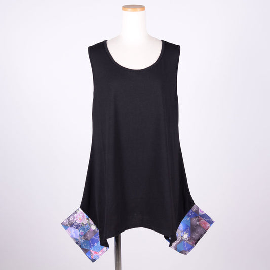 gouk Hirahira Tank Top / BK-BL