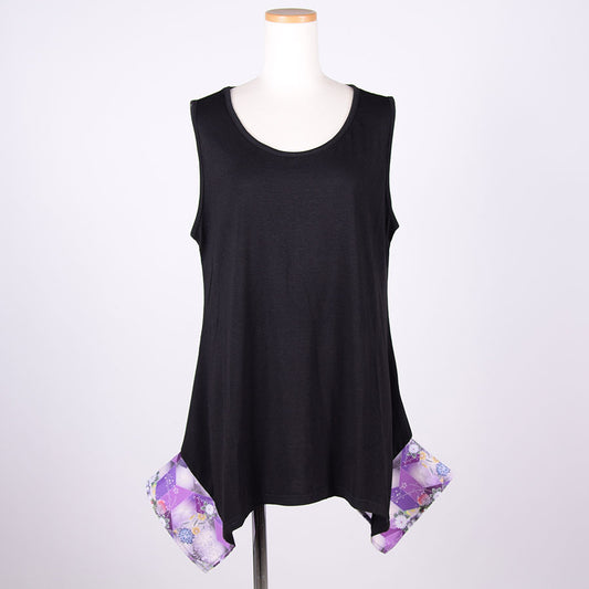 gouk Hirahira Tank Top / BK-PUR