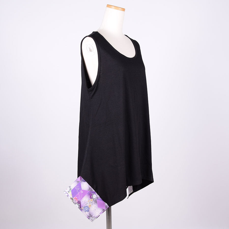 gouk Hirahira Tank Top / BK-PUR