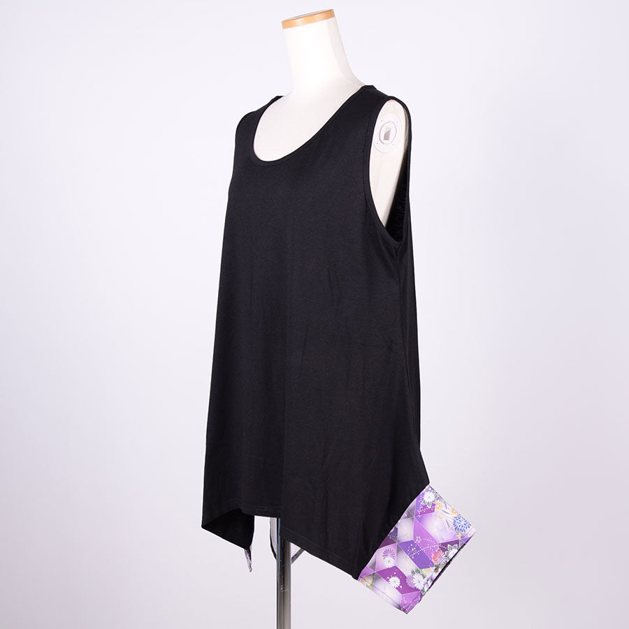 gouk Hirahira Tank Top / BK-PUR