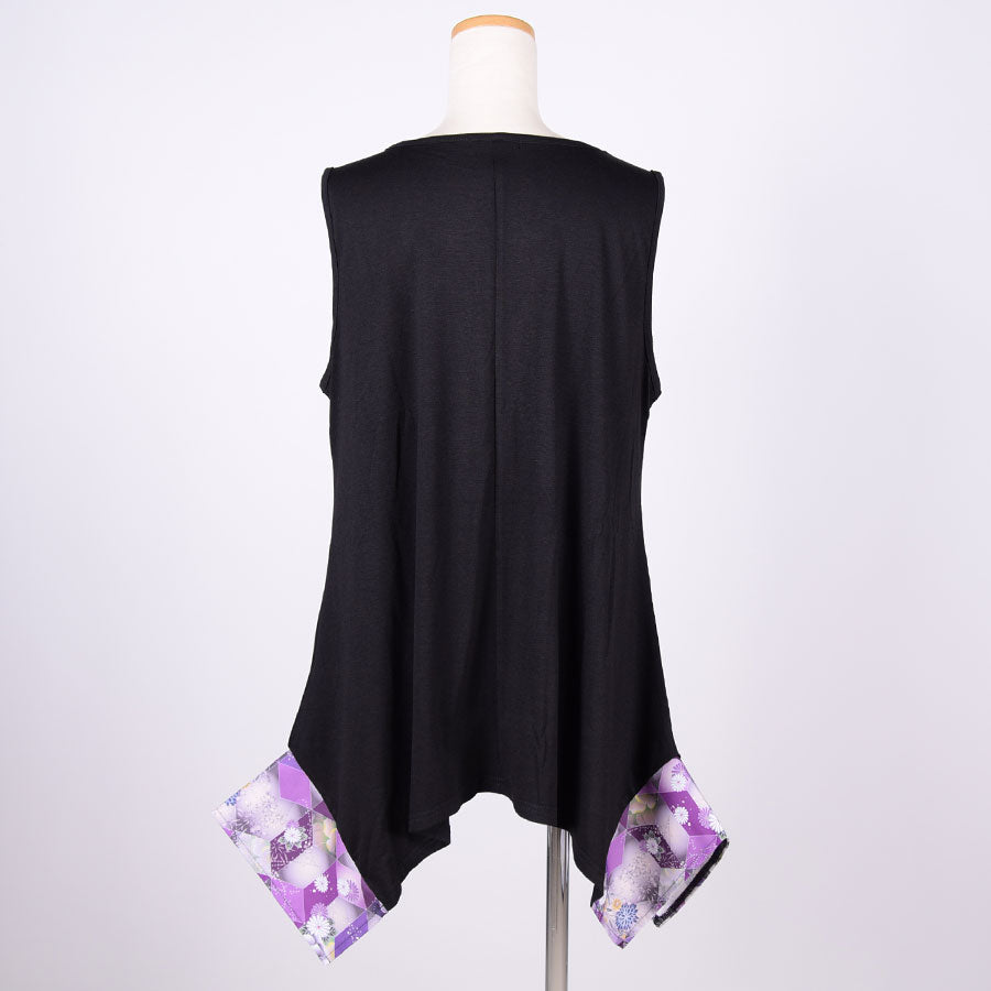 gouk Hirahira Tank Top / BK-PUR