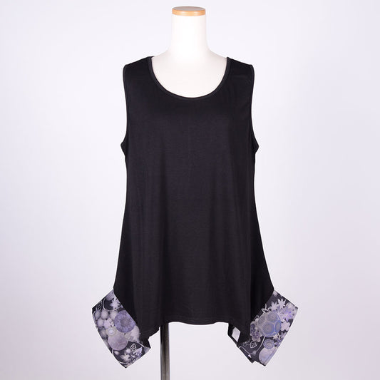 gouk Hirahira Tank Top / BK-GY