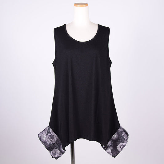 gouk Hirahira Tank Top / BK-BK