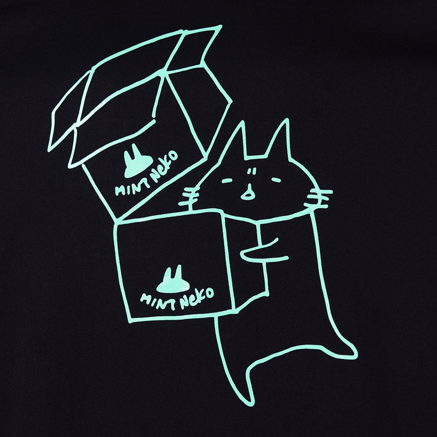 MINT NeKO 吾輩の出荷Tシャツ BK・L