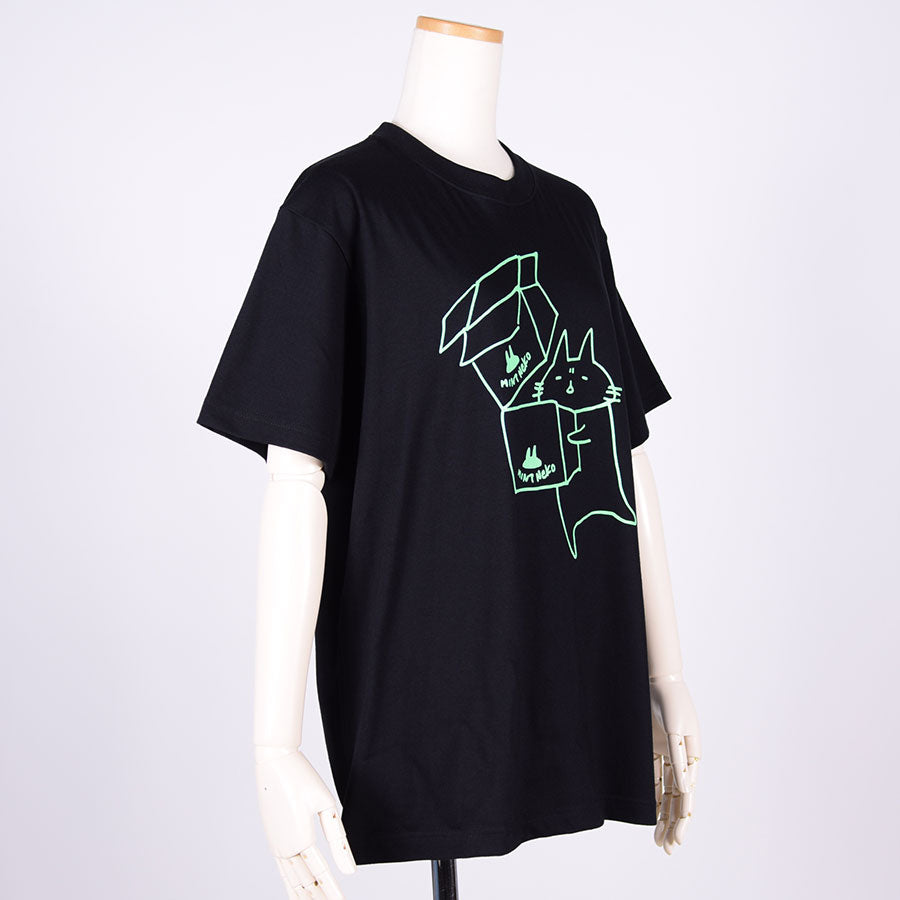 MINT NeKO 吾輩の出荷Tシャツ BK・M