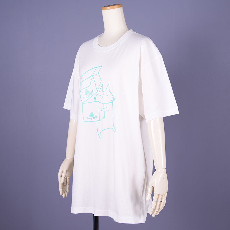 MINT NeKO 吾輩の出荷Tシャツ WH・XL