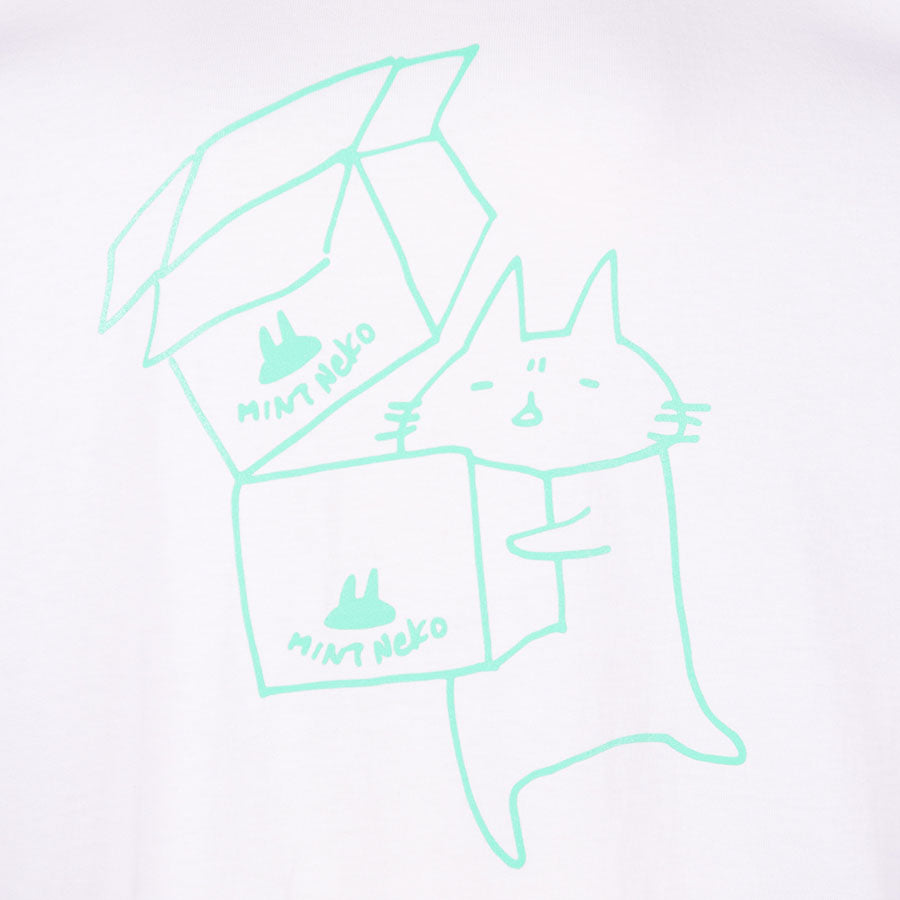 MINT NeKO 吾輩の出荷Tシャツ WH・XL