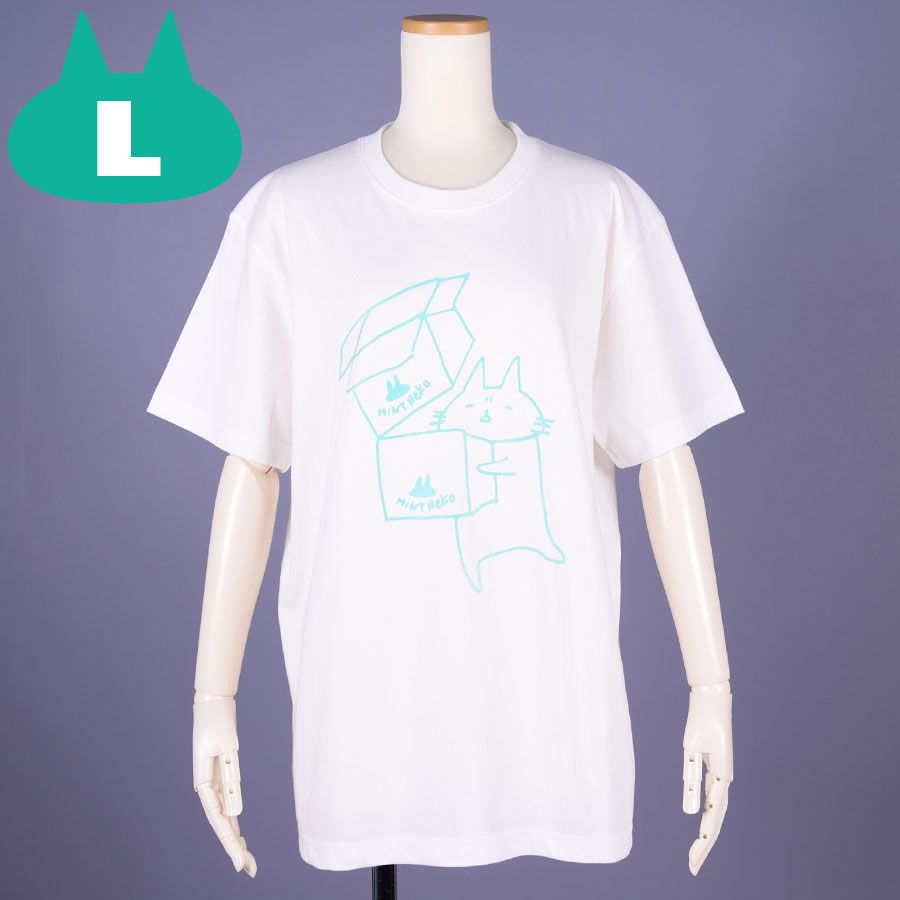 MINT NeKO 吾輩の出荷Tシャツ WH・L