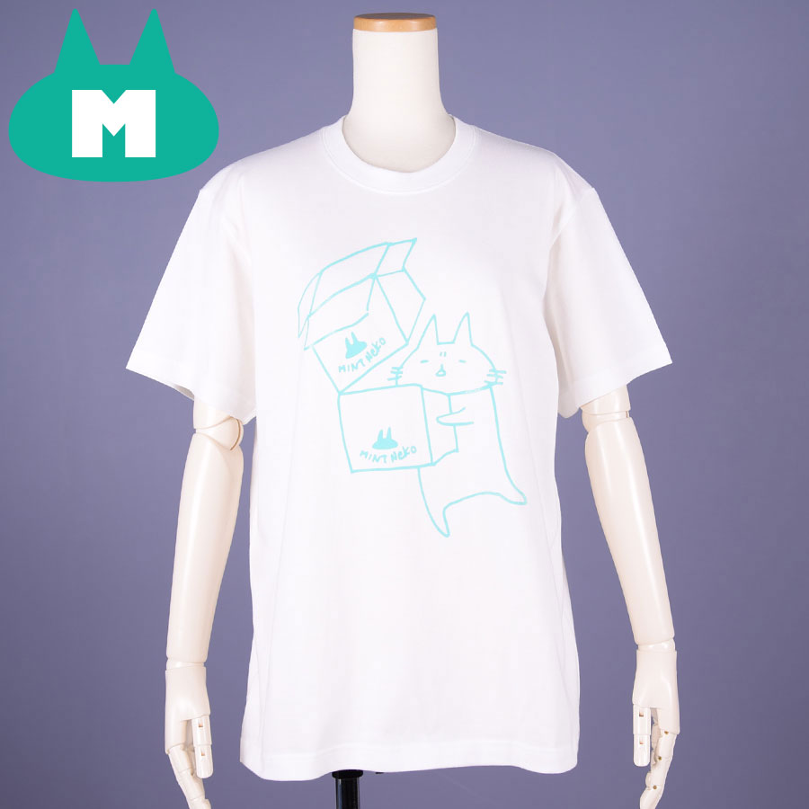 MINT NeKO Shipment T -shirt / WH ・ M