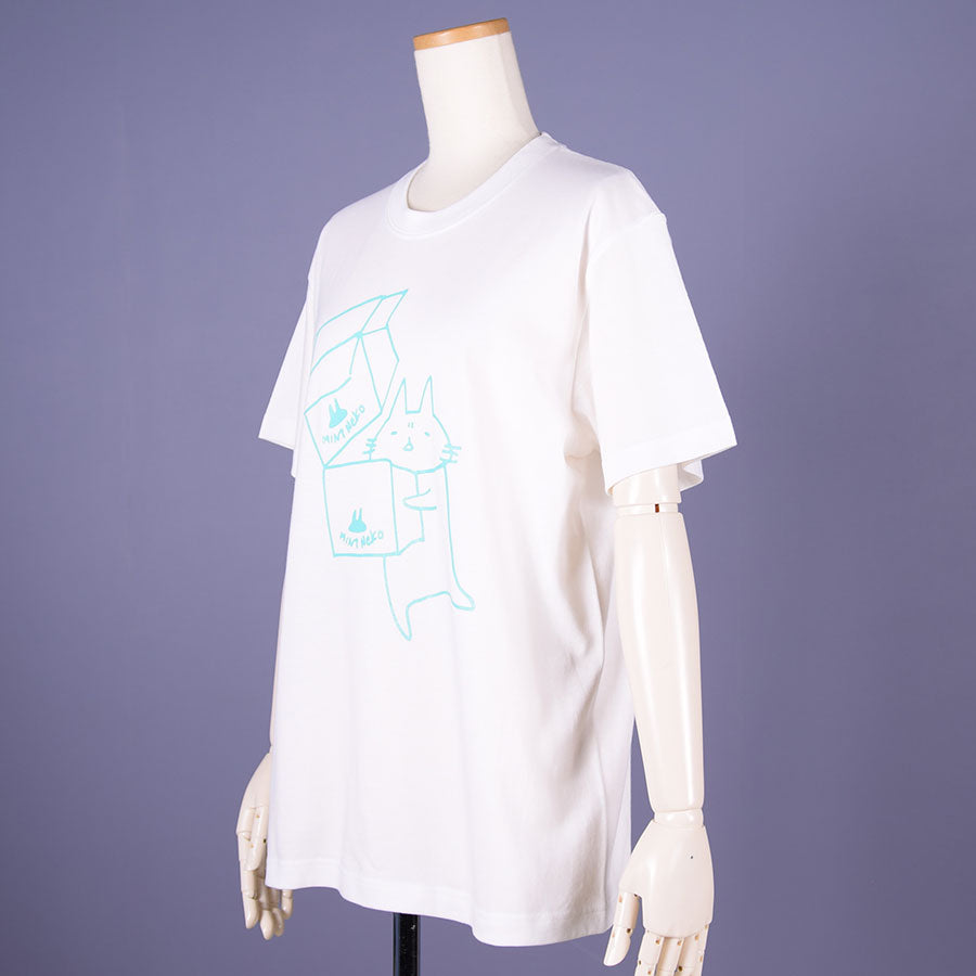 MINT NeKO Shipment T -shirt / WH ・ M