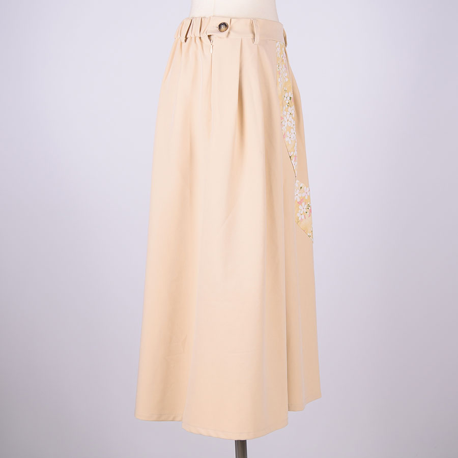 [One of a kind] TKg Flowing Tack Flare Skirt