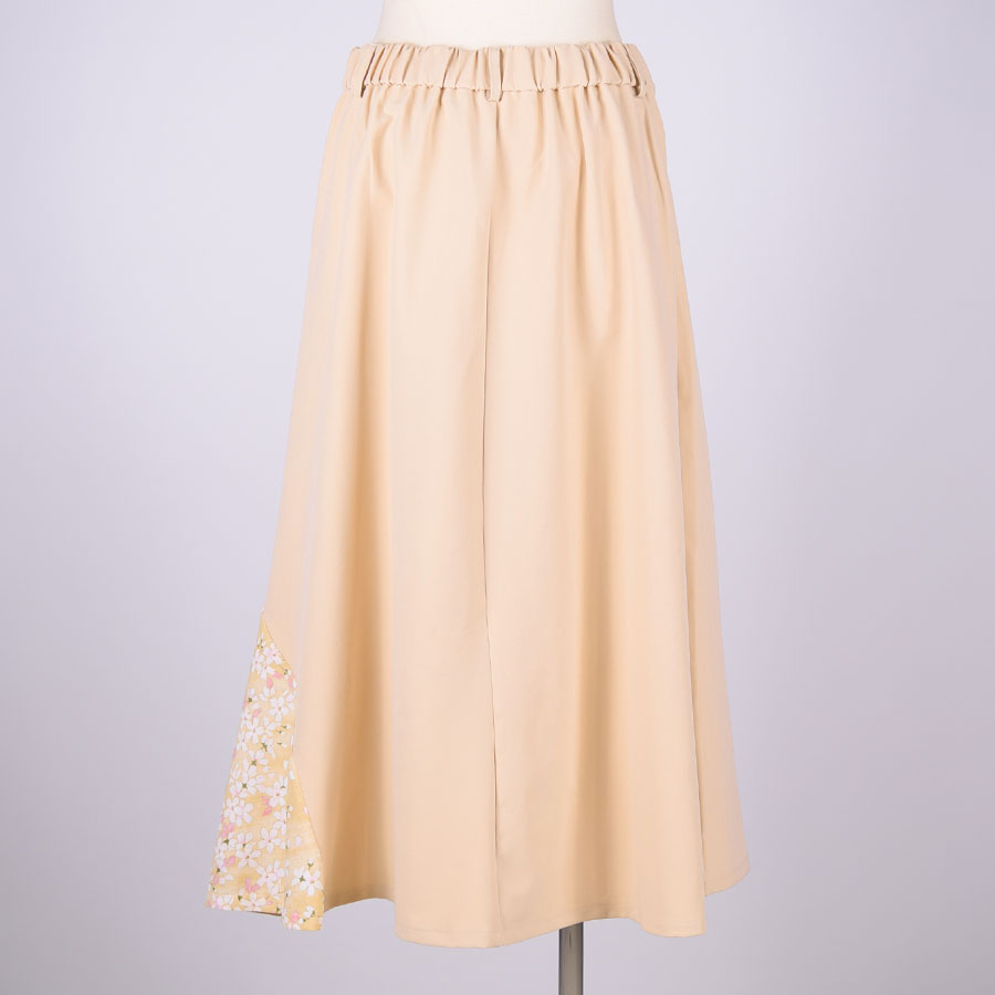 [One of a kind] TKg Flowing Tack Flare Skirt