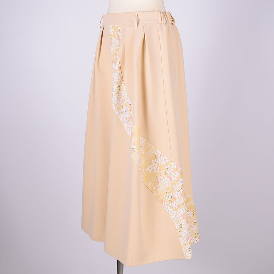 [One of a kind] TKg Flowing Tack Flare Skirt