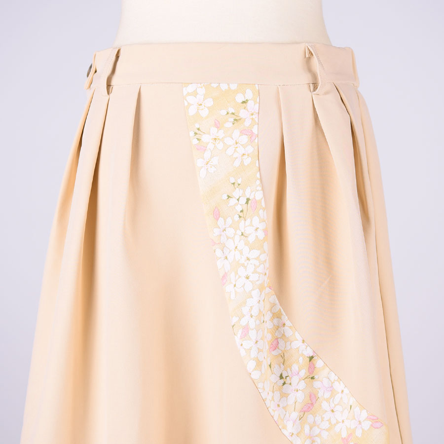 [One of a kind] TKg Flowing Tack Flare Skirt