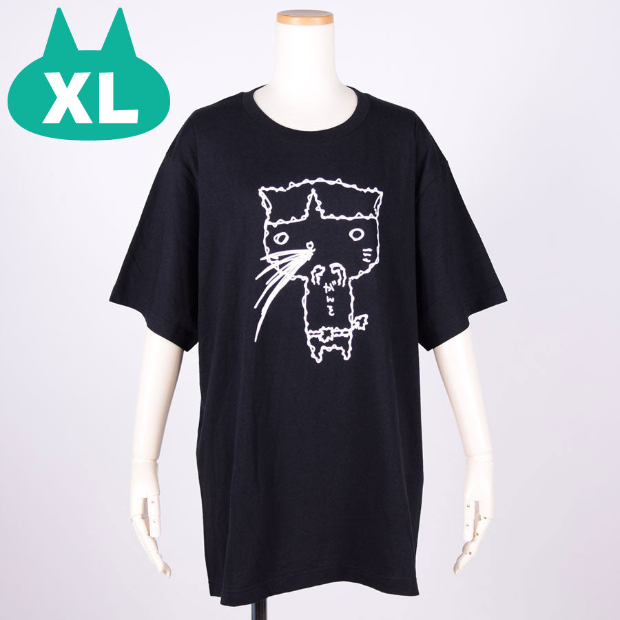 MINT NeKO ニャジロウのがんそTシャツ BK・XL