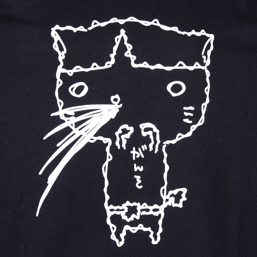 MINT NeKO ニャジロウのがんそTシャツ BK・XL