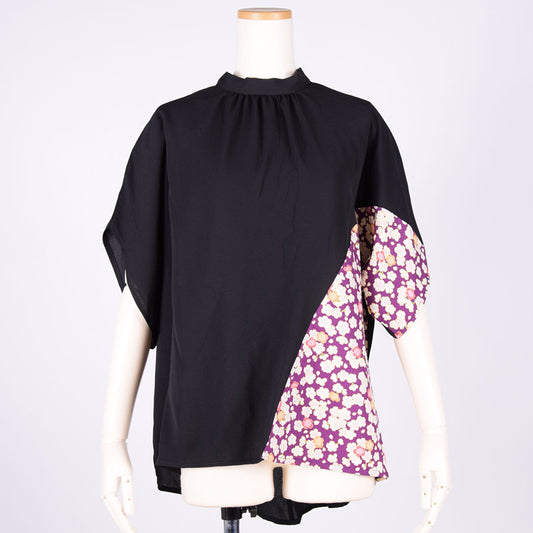 [One of a kind] TKg High Neck Blouse Tied Behind
