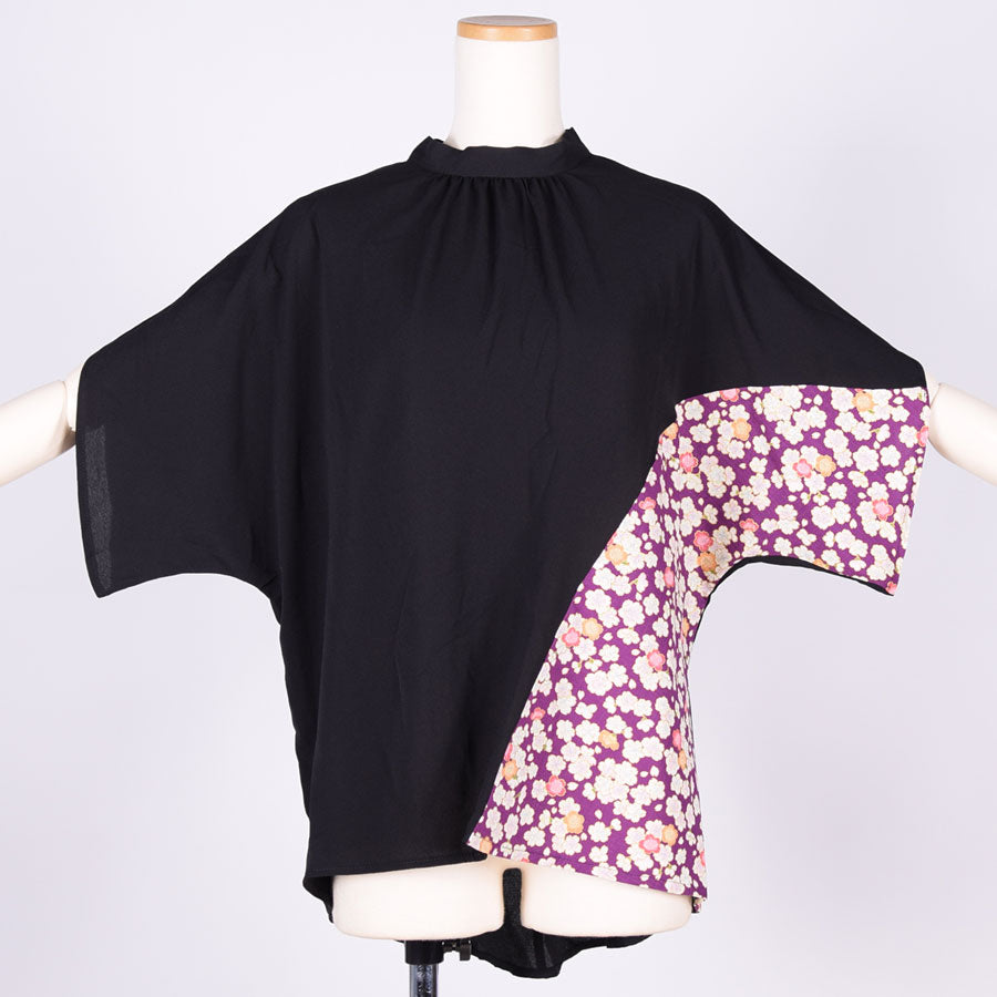 [One of a kind] TKg High Neck Blouse Tied Behind