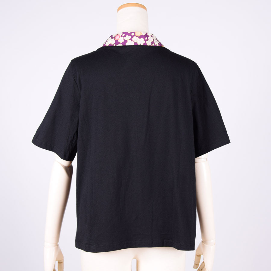 [One of a kind] TKg Shoulder Slit Kimono Collar Tops