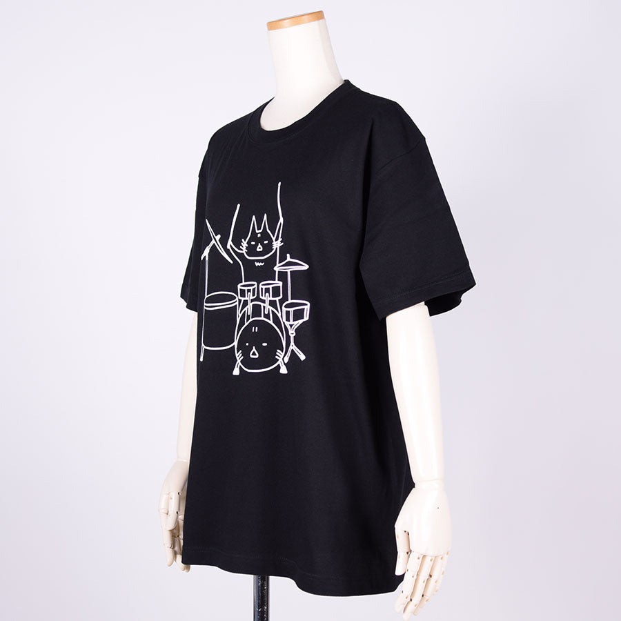 MINT NeKO Tama T -shirt BK / L