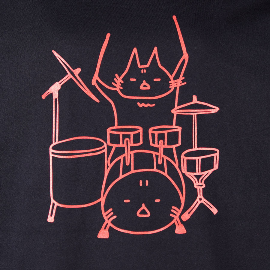 MINT NeKO Tama T -shirt BK-ORG / S