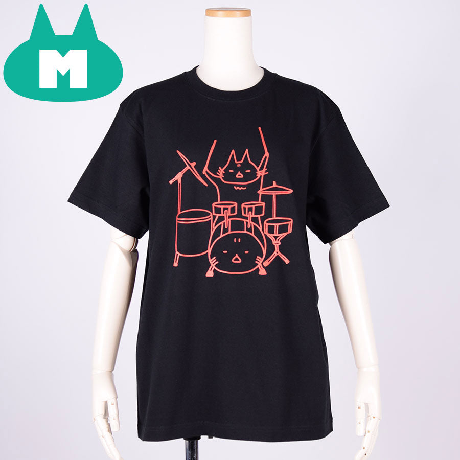 MINT NeKO タマのTシャツ BK-ORG・M