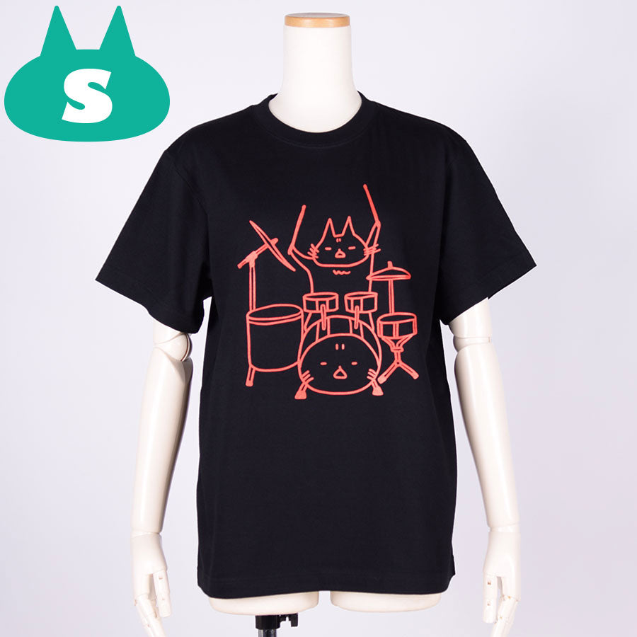 MINT NeKO Tama T -shirt BK-ORG / S