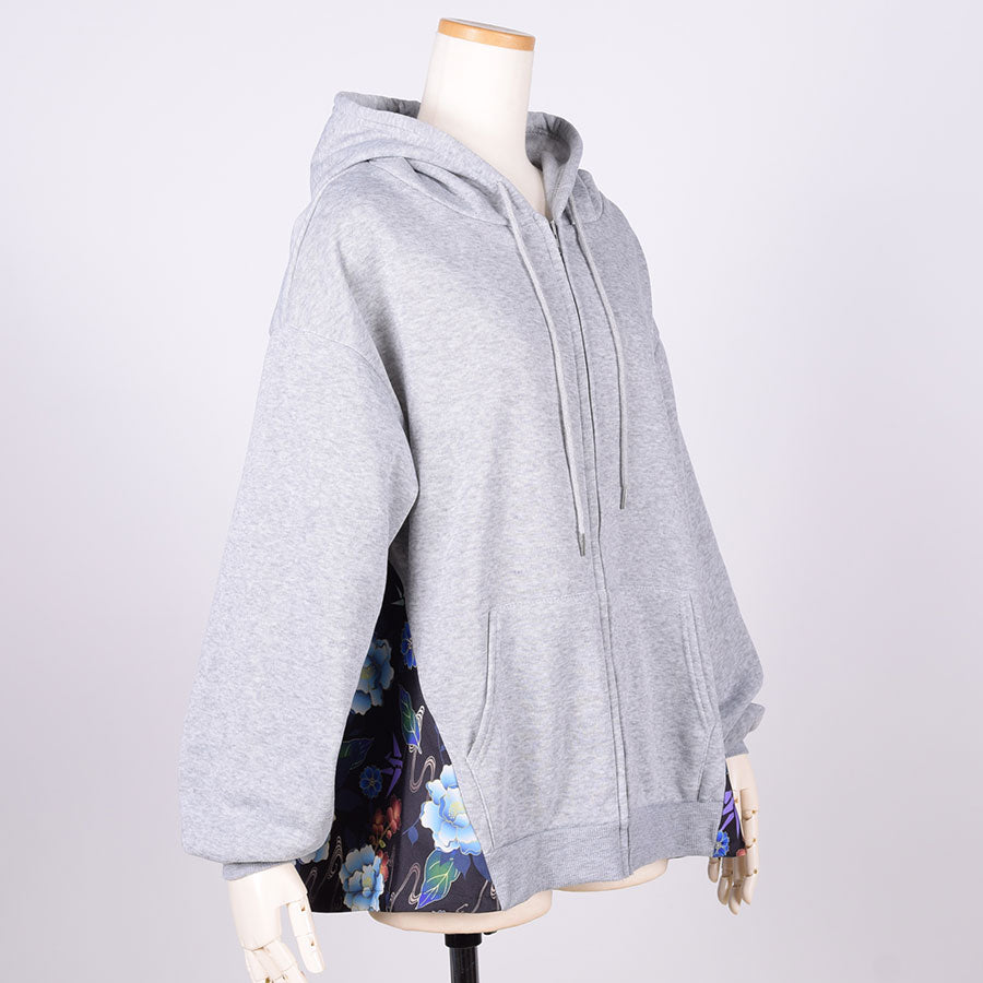 [One of a kind] TKg Hoodie With a Round Japanese Pattern