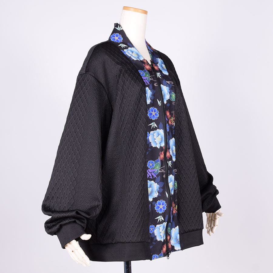 [One of a kind] TKg Blouson With a Japanese Pattern Like Robe