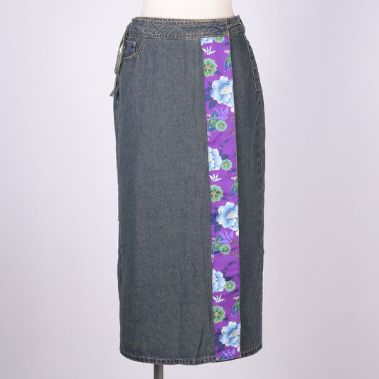 [One of a kind] TKg Winding Denim Skirt