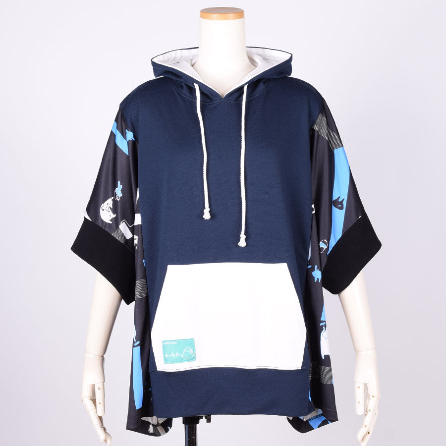 MINT NEKO Multicolor Patchwork Hoodie  / NV