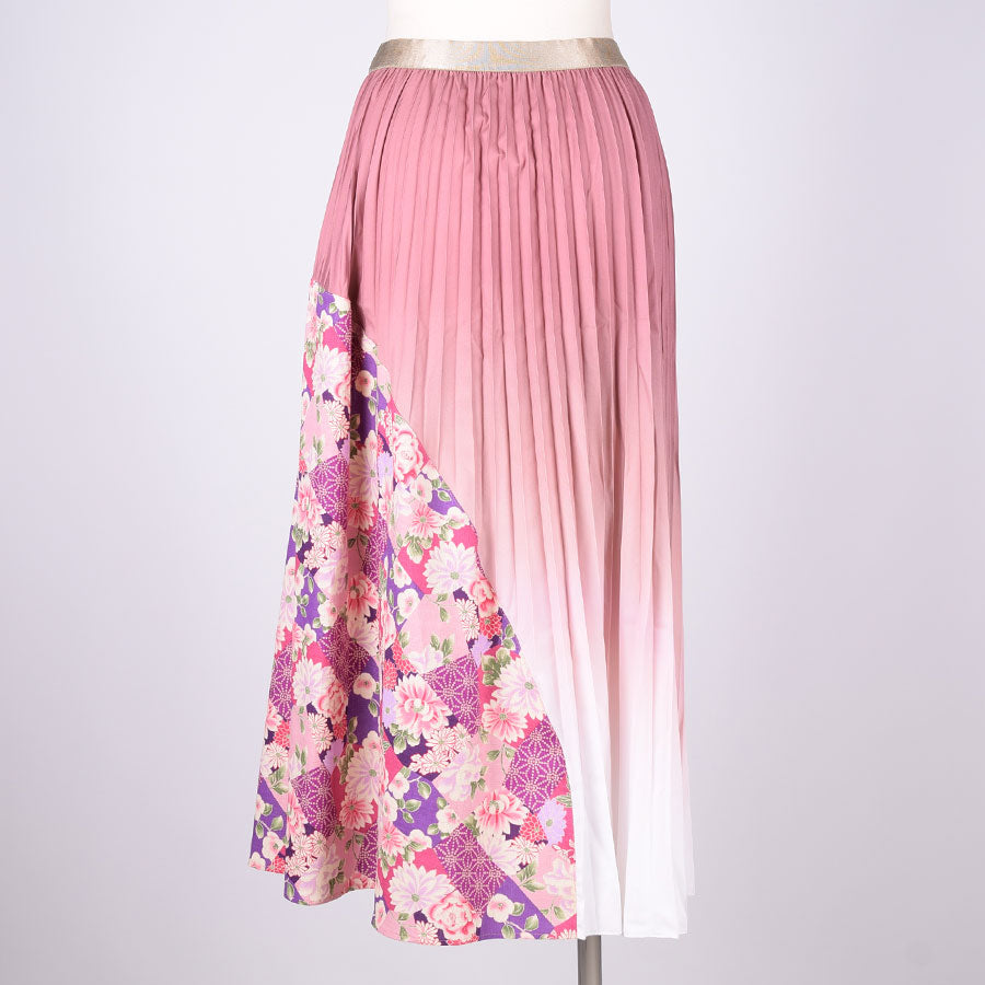 [One of a kind] TKg Dyed Pleated Skirt