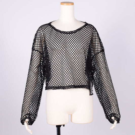 MINT NeKO Mesh Tops / BK-GRN