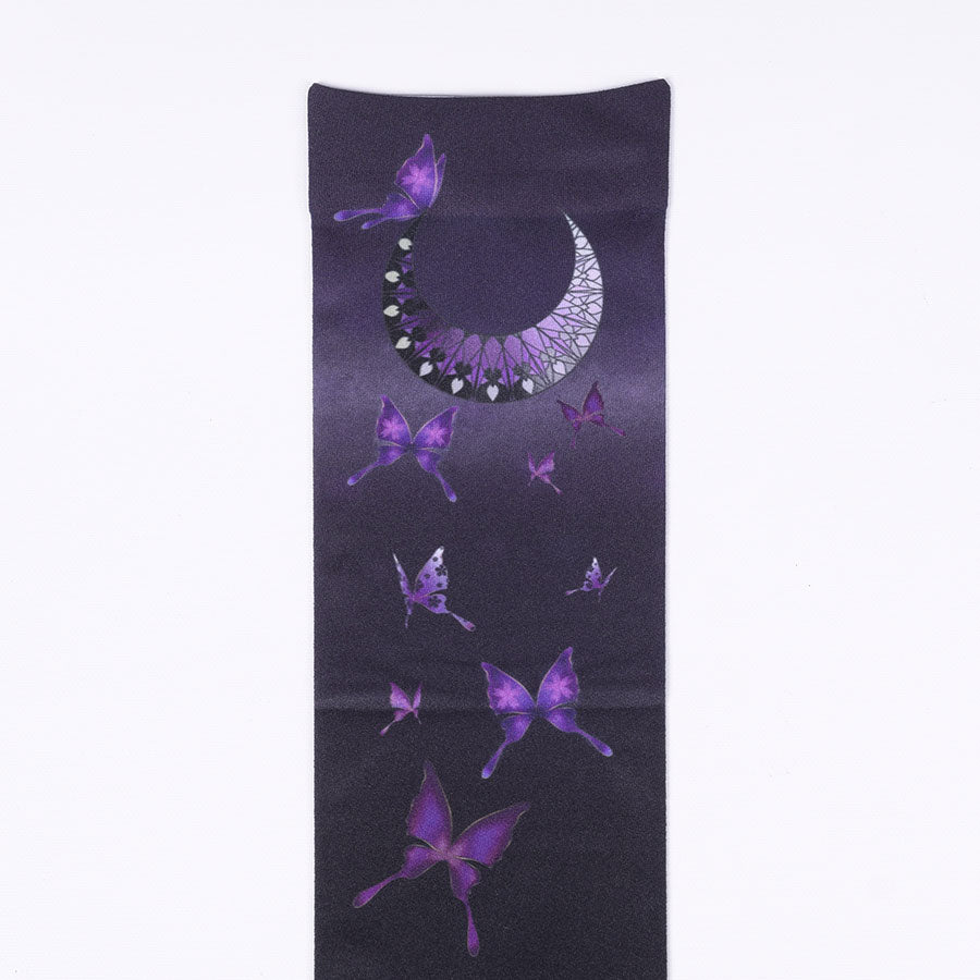 Moriguchika Abyss Butterfly Over Knee Socks  / PUR