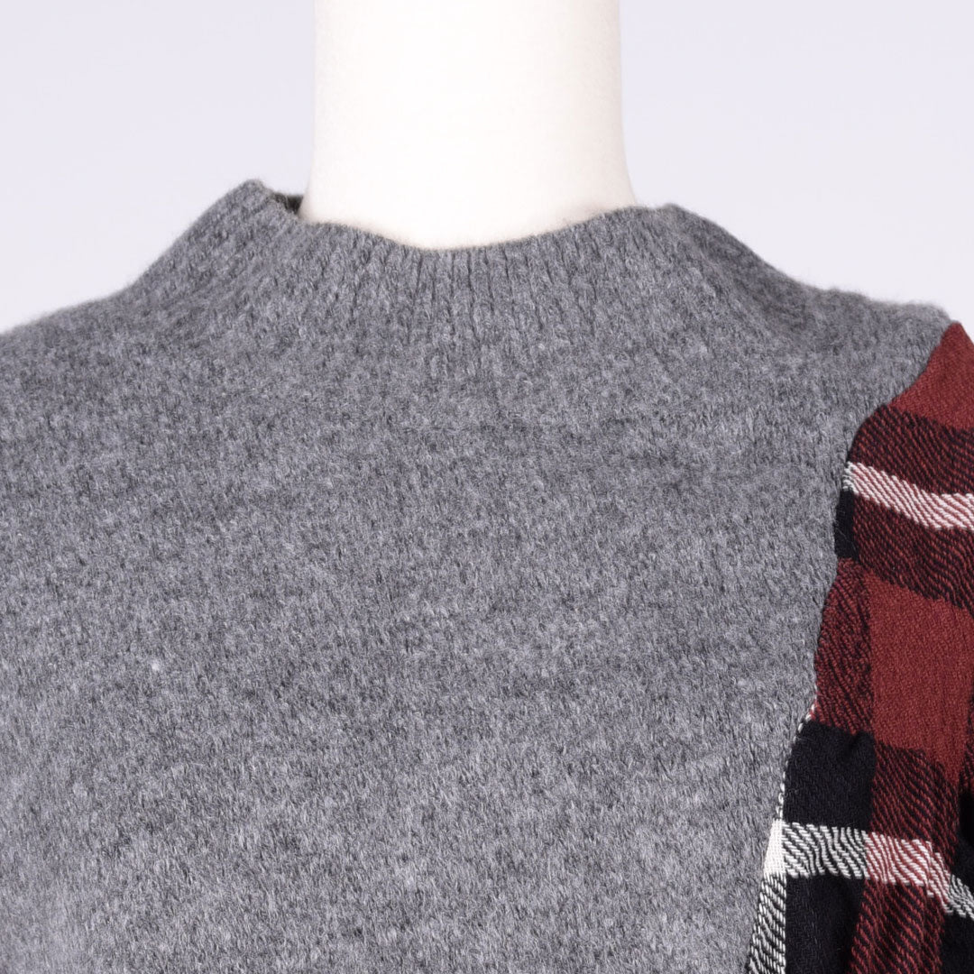 [One of a kind] TKr CRUMPLED High Neck Knit