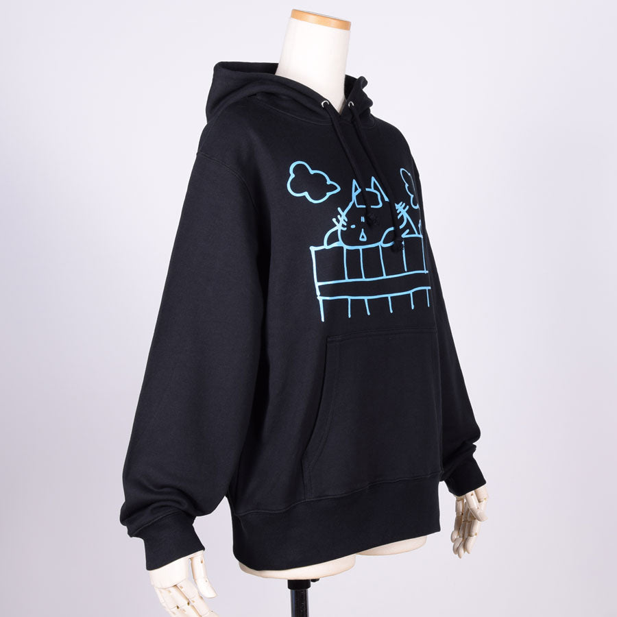 MINT NeKO Bathing Hoodie BK / M