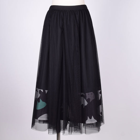 MINT NeKO Tulle Skirt / BK