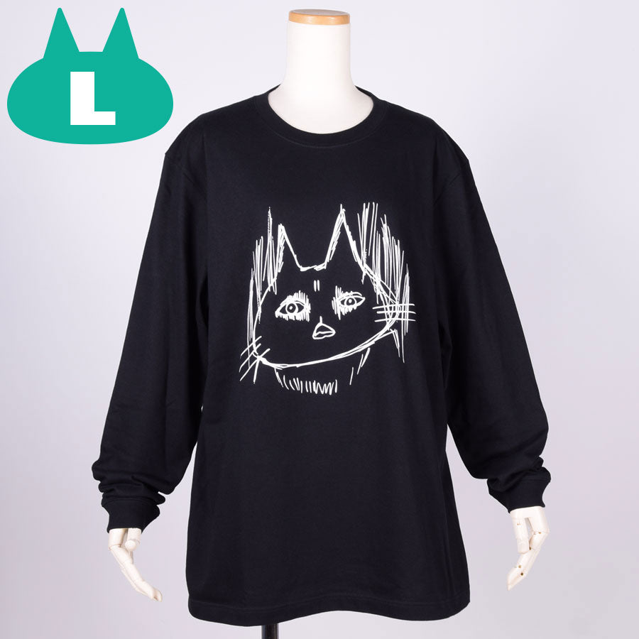 MINT NeKO Wagahai SHOCK Long Sleeve T-shirt / L