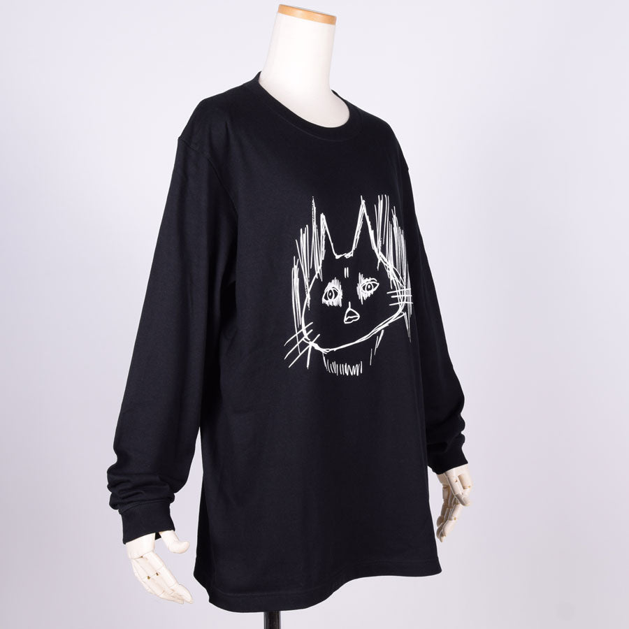 MINT NeKO Wagahai SHOCK Long Sleeve T-shirt / L