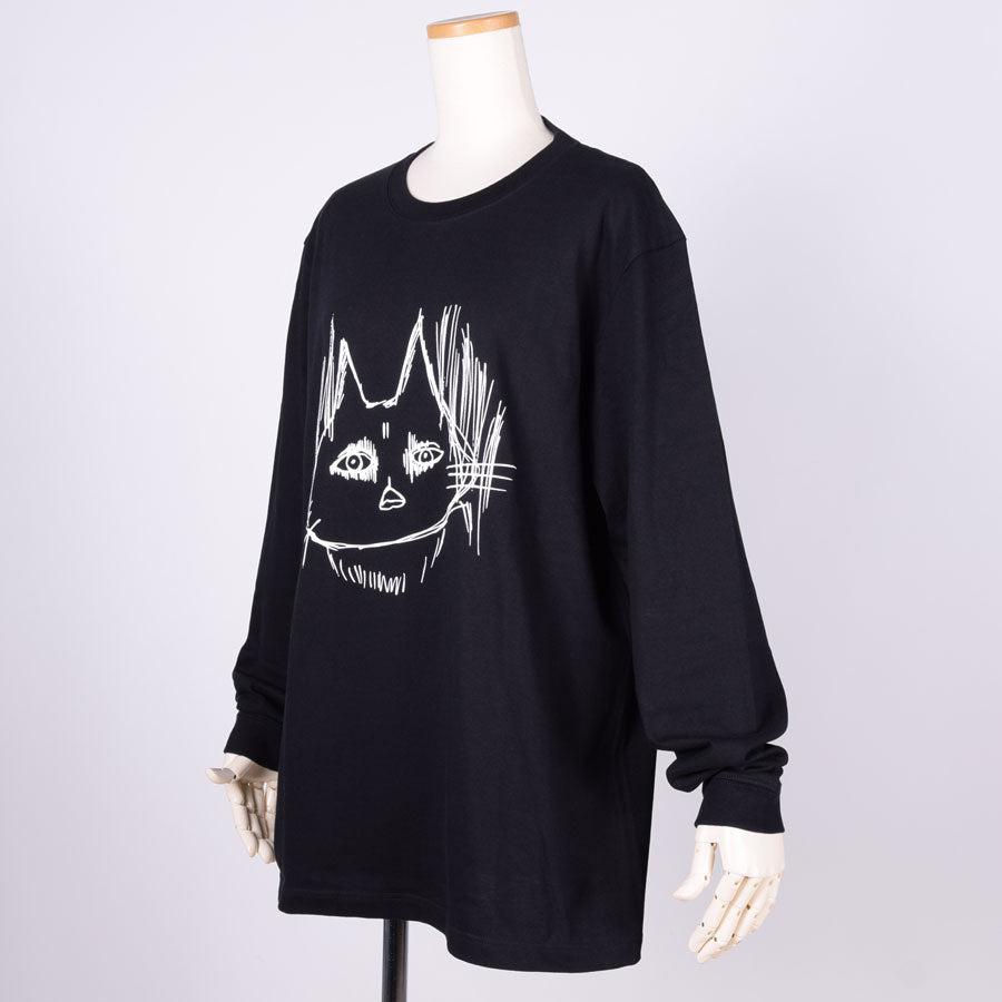 MINT NeKO Wagahai SHOCK Long Sleeve T-shirt / L