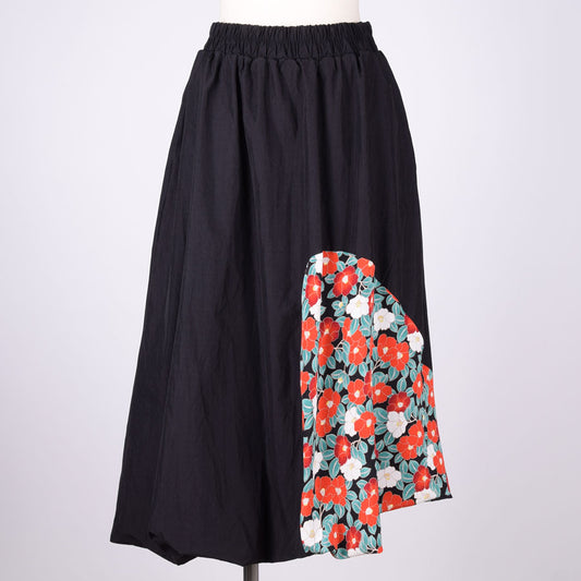 [One of a kind] TKg Camellia at the end of the year, camellia Baloon skirt