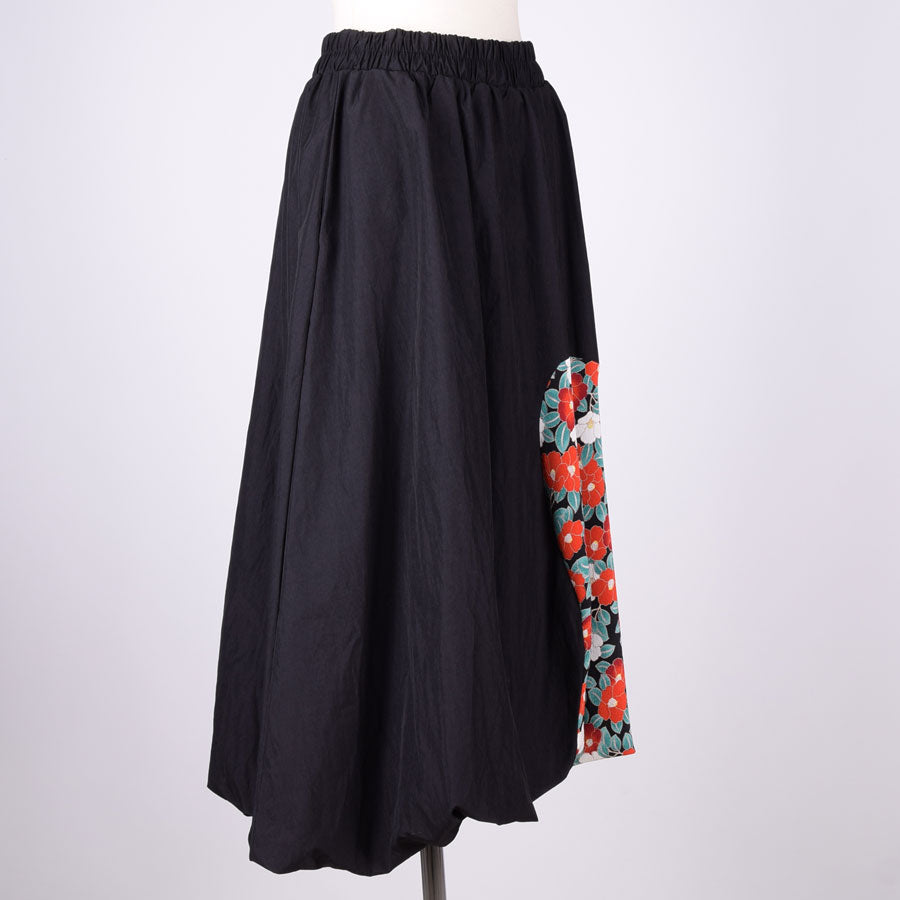 [One of a kind] TKg Camellia at the end of the year, camellia Baloon skirt