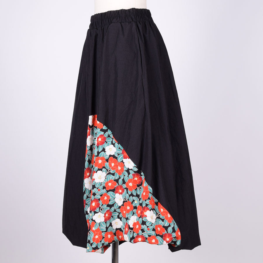 [One of a kind] TKg Camellia at the end of the year, camellia Baloon skirt